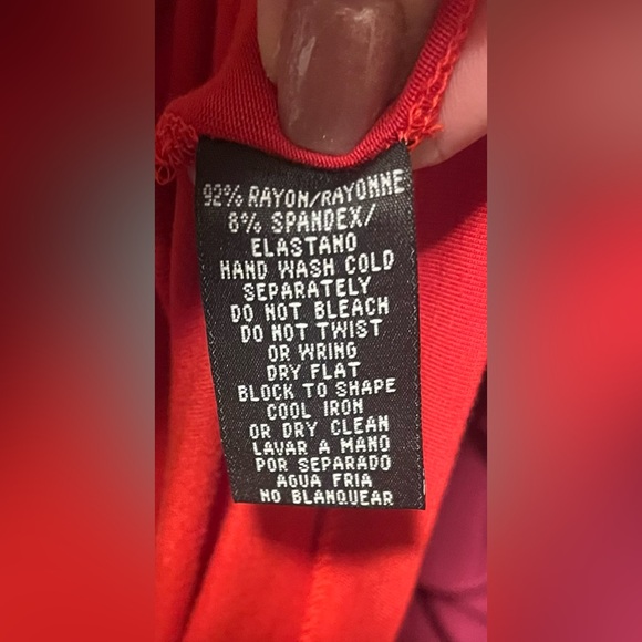 Kenneth Cole New York Red Sleeveless Midi Dress - Picture 5 of 5